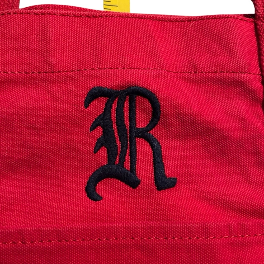 Ralph Lauren Rugby Tote Red Large Canvas Bag Beach Embroidered 90s Y2K Rare - Picture 5 of 12